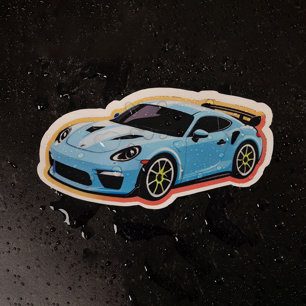 Custom die-cut sample sticker printed with your artwork
