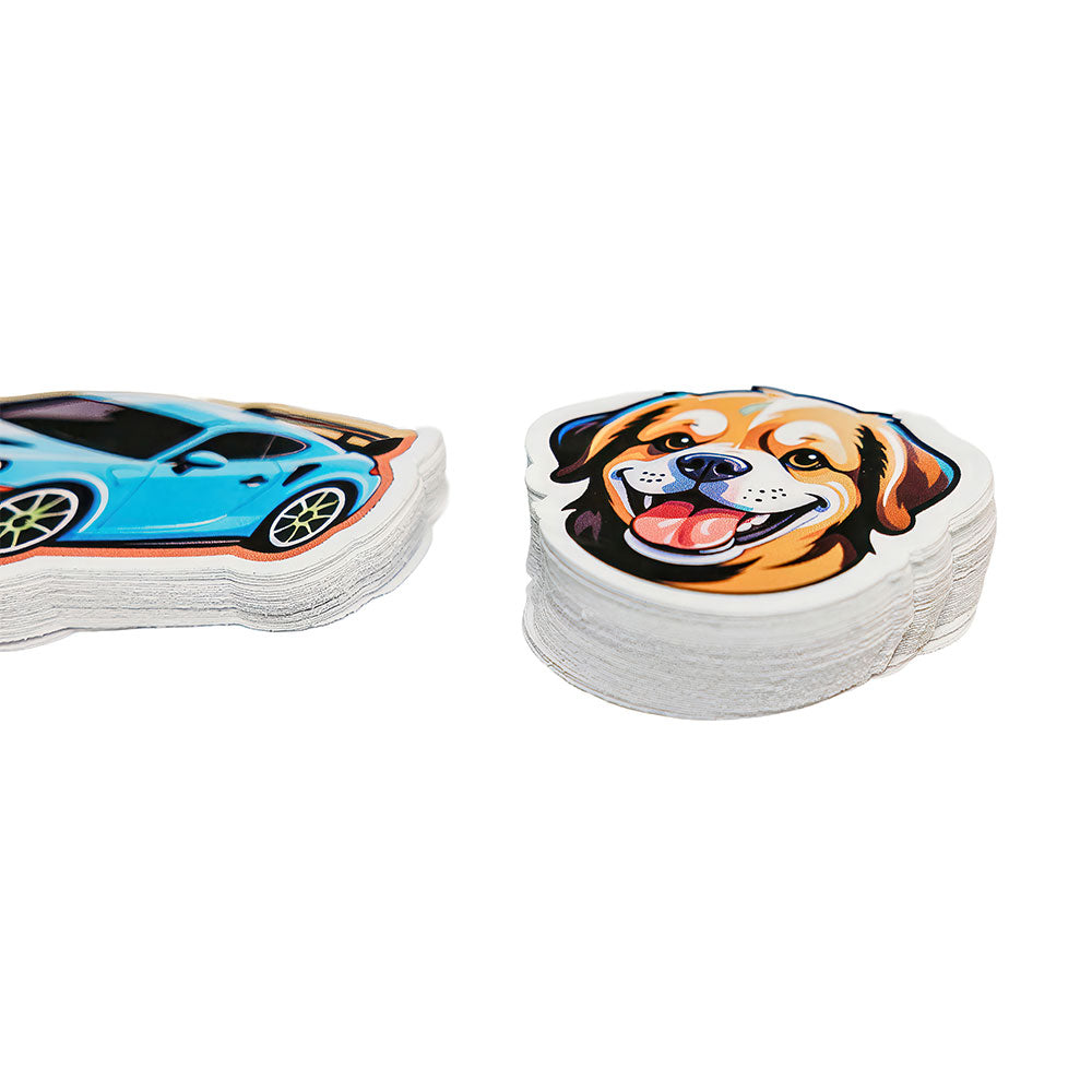 Die cut stickers