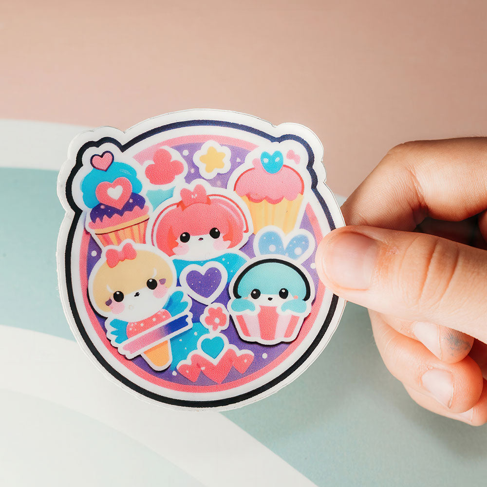 Assorted Sticker Clout sample stickers