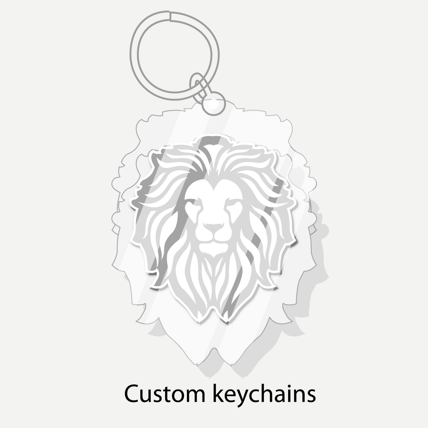 Sticker Clout- Custom Keychains
