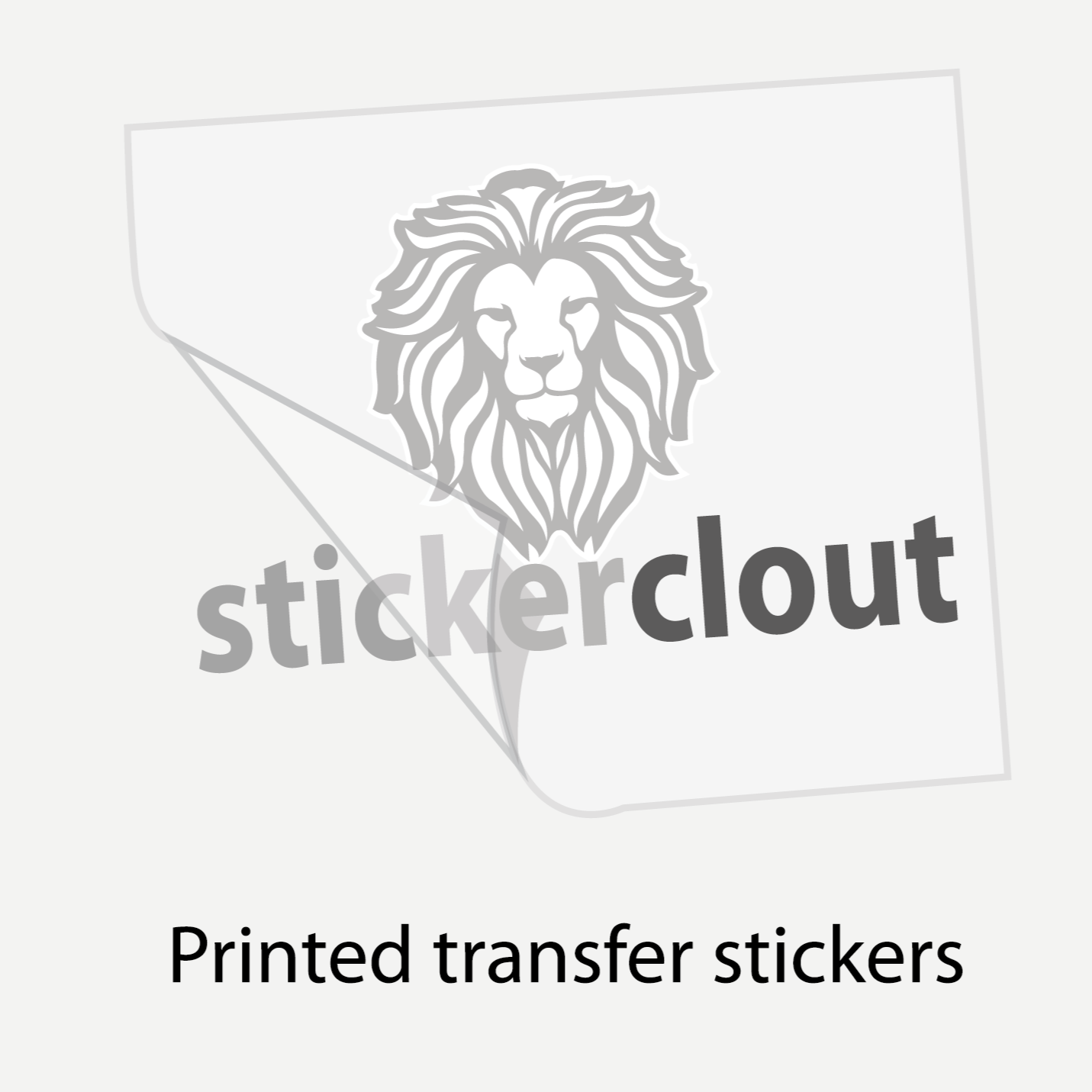 Sticker Clout- Printed Transfer Sticker