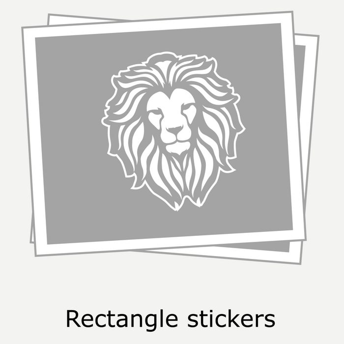 Custom Rectangle Stickers