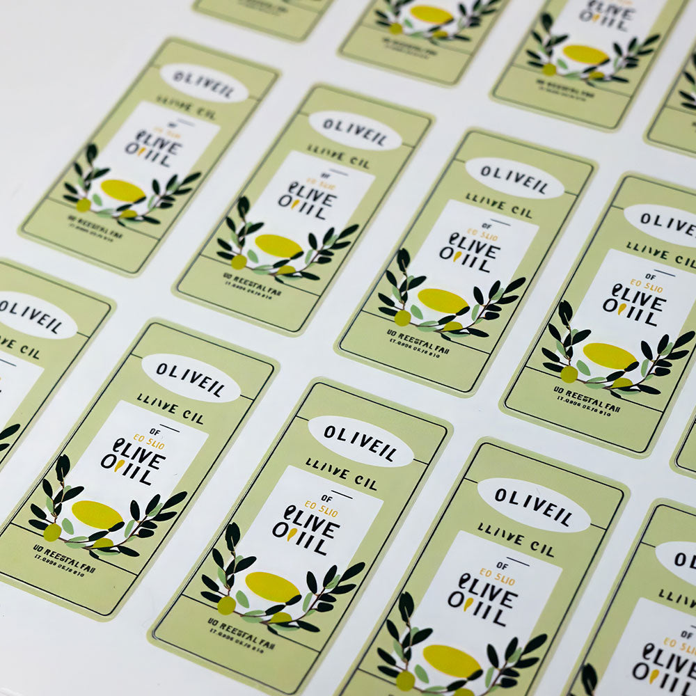 Round Corner Rectangle Labels Sheet