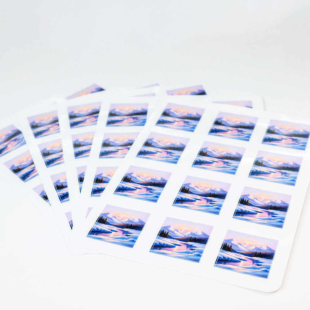 Sticker Clout- Square Labels Sheet