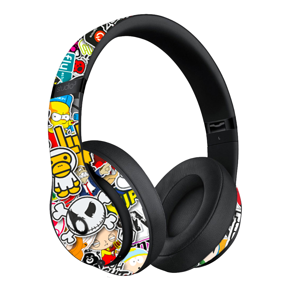 BEATS STUDIO3 WIRELESS SKIN - Sticker Bomb – Sticker Clout