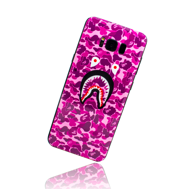 SAMSUNG GALAXY S8 PLUS SKIN - Pink Bape Camo